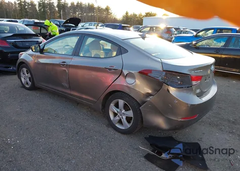 2013 Hyundai Elantra Gls из США, поврежденный, VIN 5NPDH4AE2DH379555